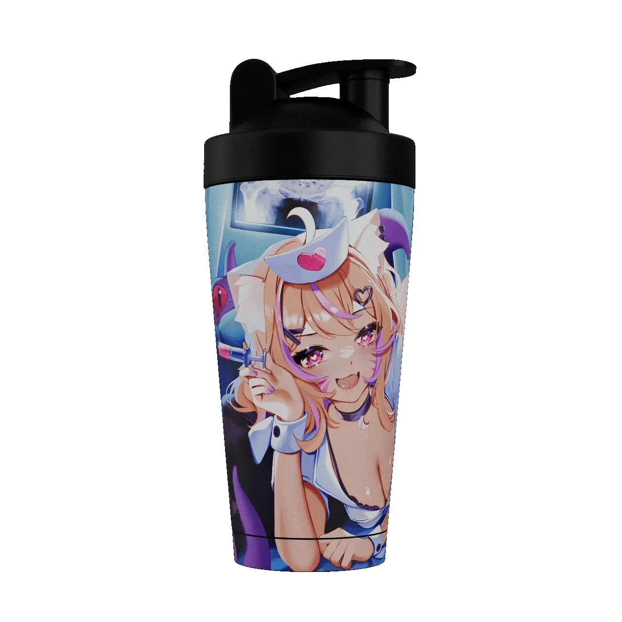 Creator Cups x SquChan: Valentine's Metal Shaker - Image 2