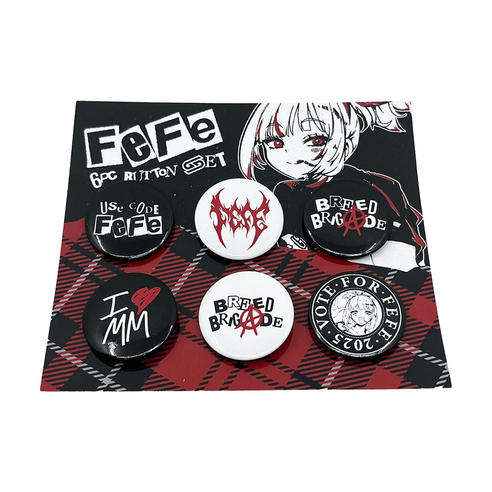 FeFe Button Pin Set - Image 2