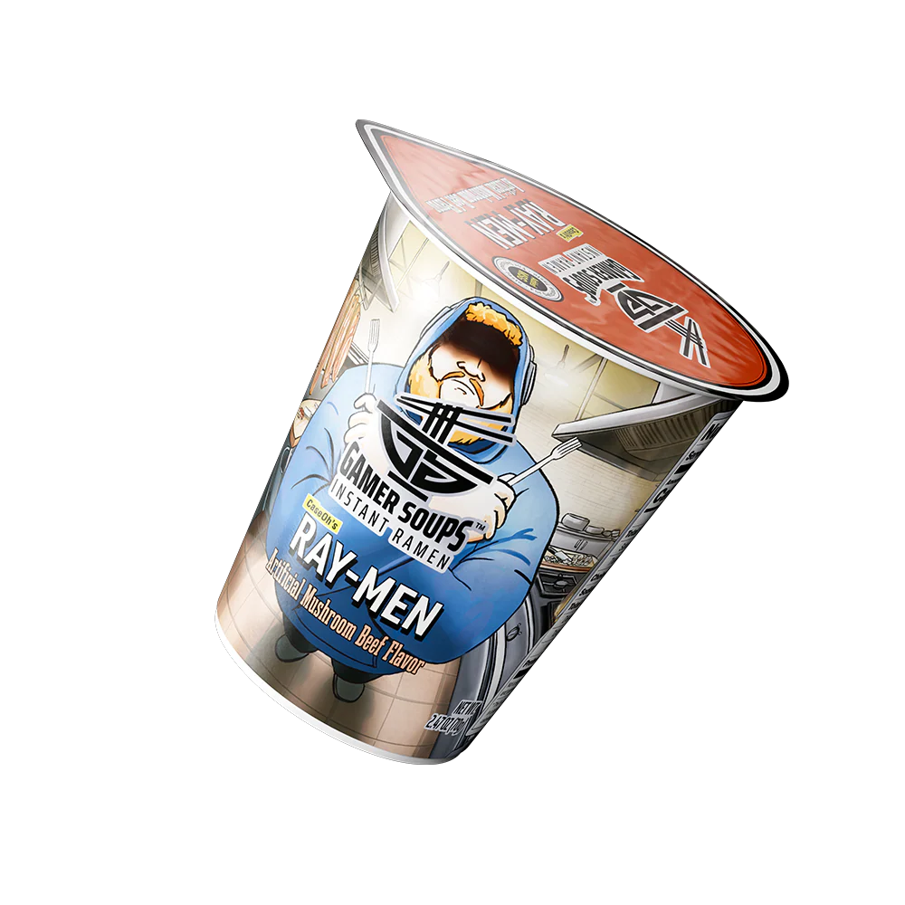 Gamer Soups Instant Noodles - CaseOh's Ray-Men (Single Cup) - Image 3