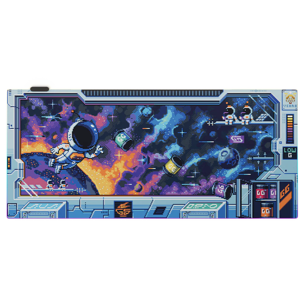 PIXEL CUPS : Astro Lounge RGB Mousepad - Image 3