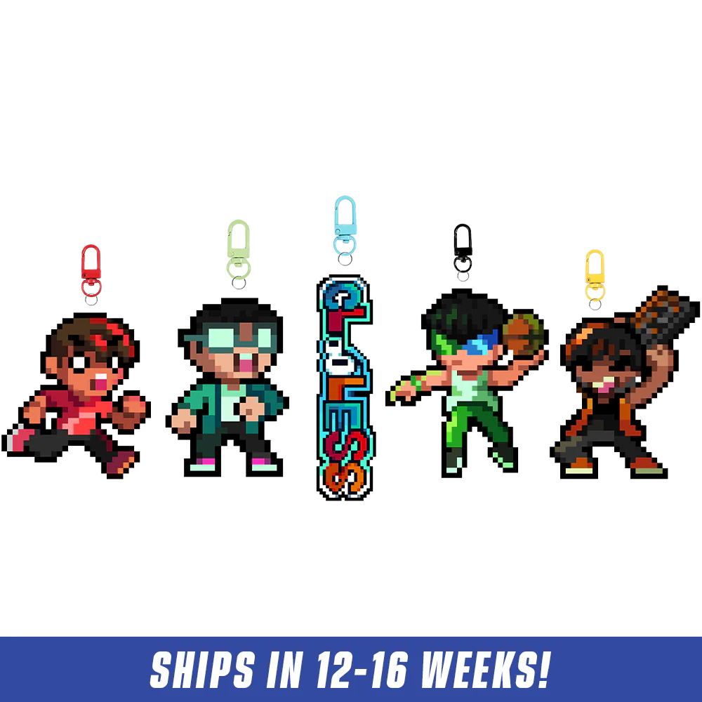 PIXEL CUPS x Clooless: Acrylic Keychain Set - Image 2