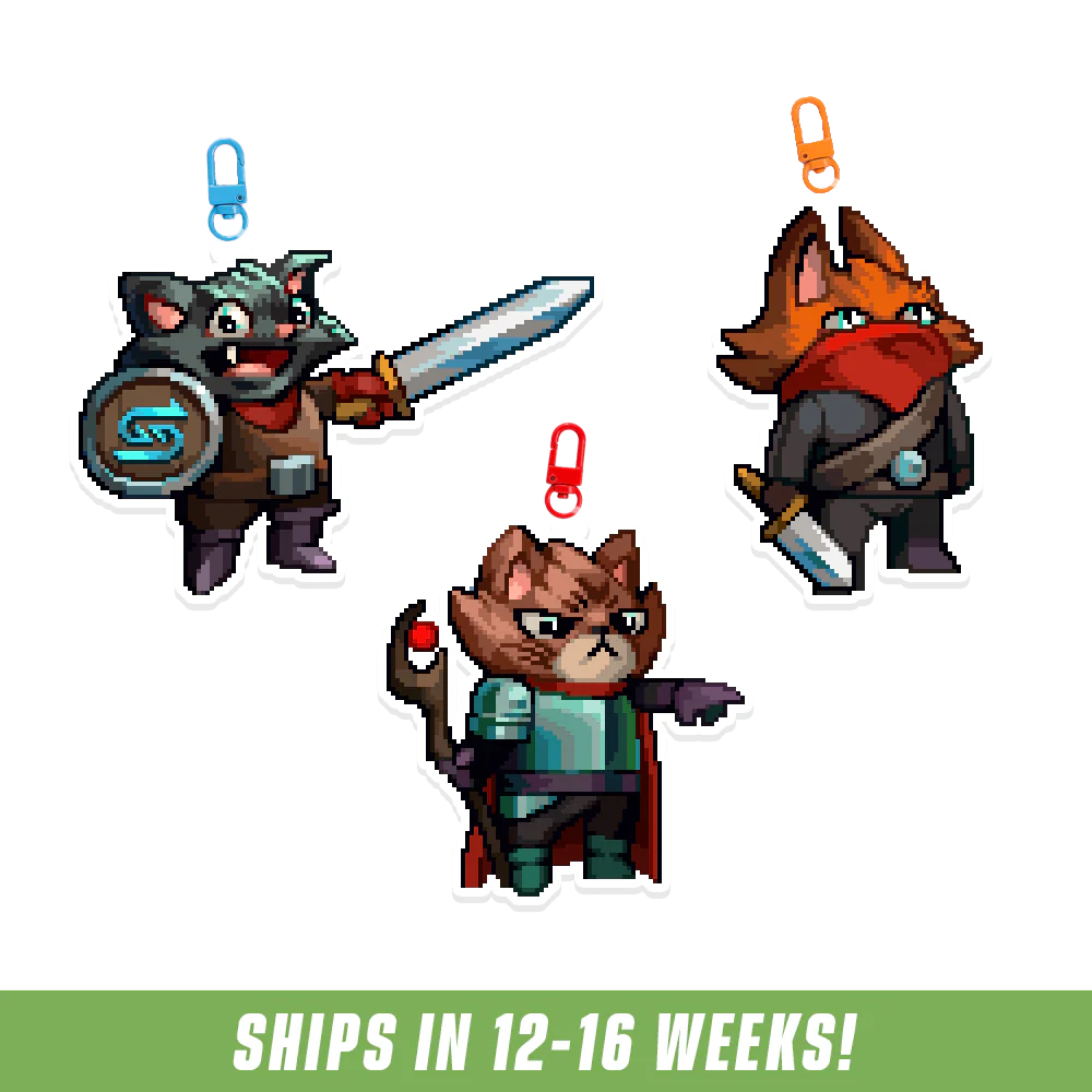 PIXEL CUPS x Emongg: Acrylic Keychain Set - Image 2