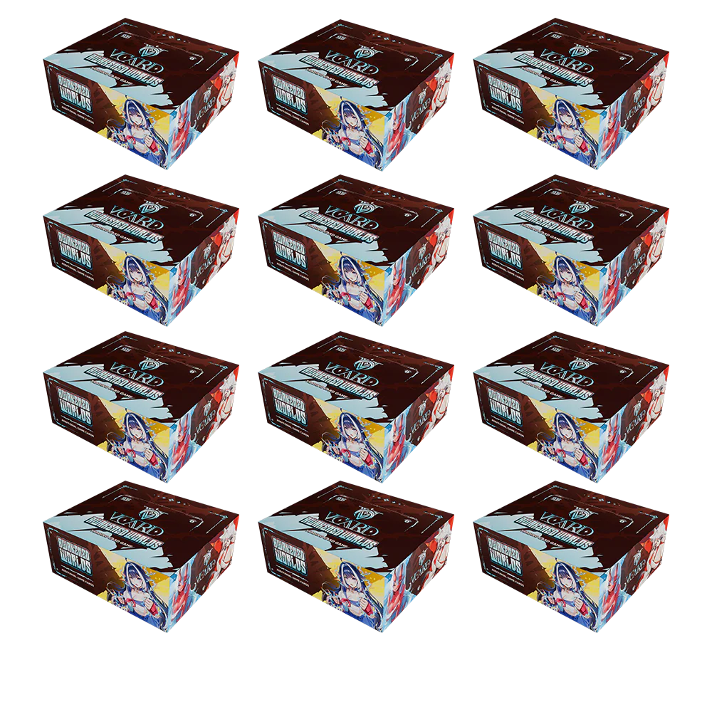 VCard Set 2: Awakened Worlds First Edition Booster Box Master Case (12 Booster Boxes) - Image 3