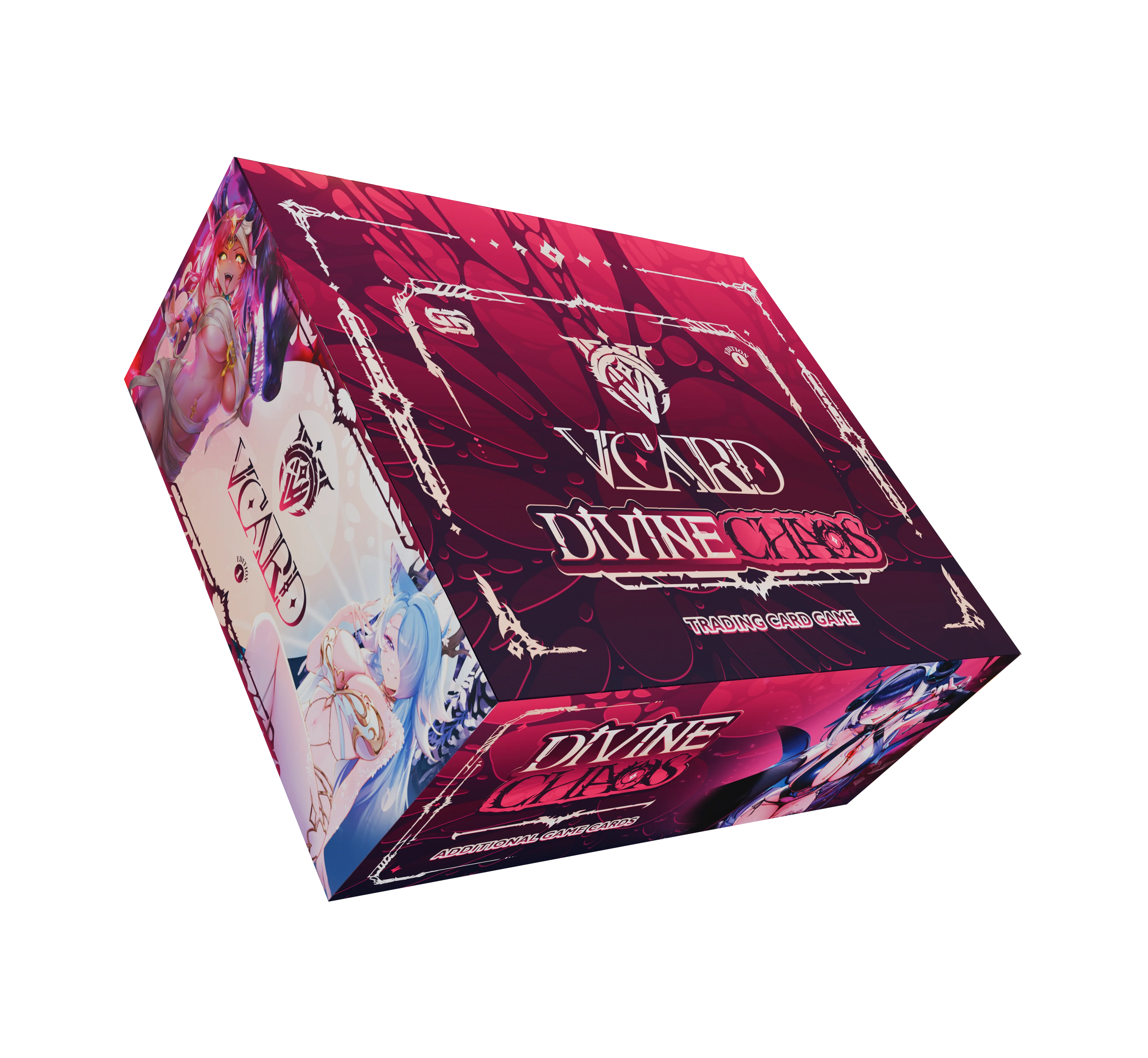 VCard Set 3: Divine Chaos First Edition Booster Box - Image 3