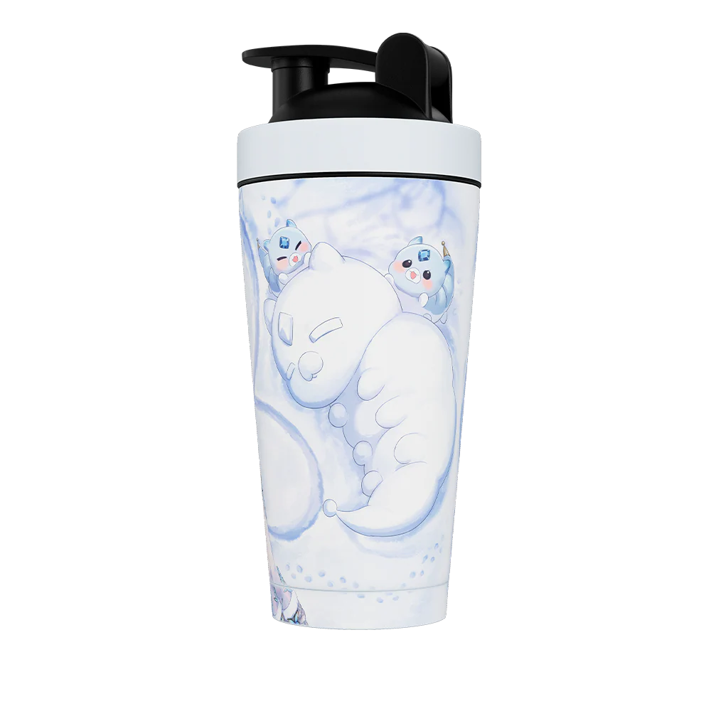Waifu Cups x AmaLee: Snow Bunny Metal Shaker - Image 5