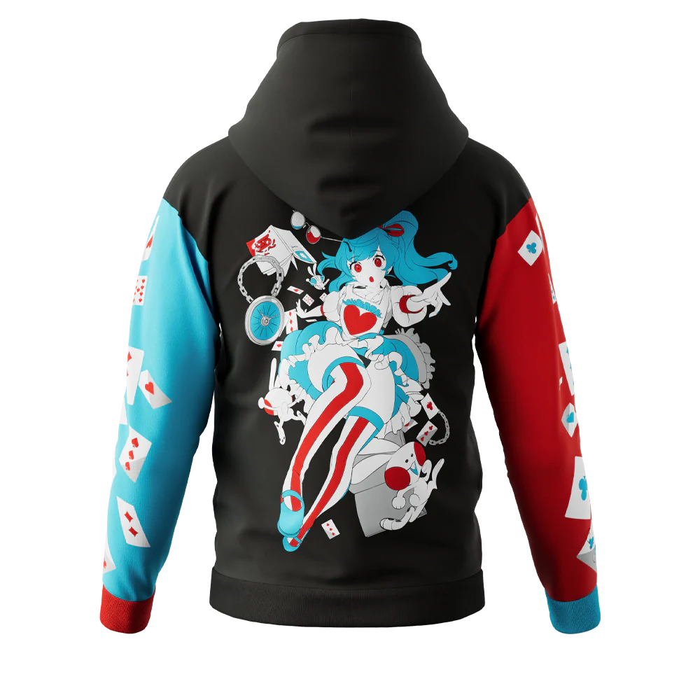Waifu Hoodie: Alice in Waifuland - Image 3